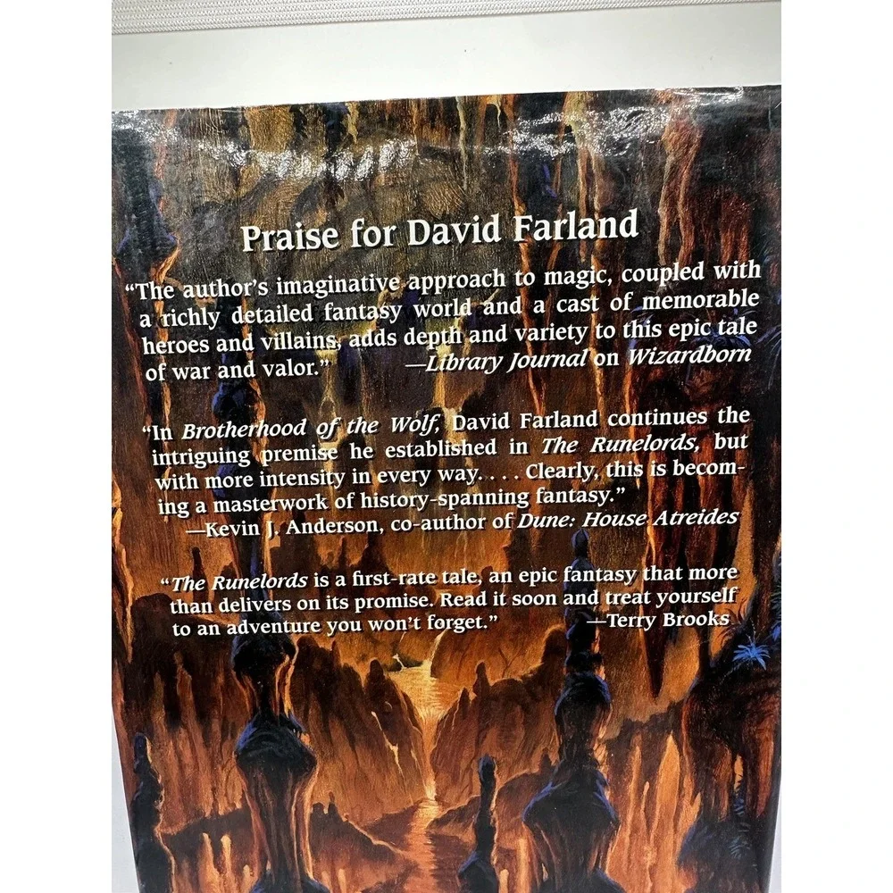 The Lair of Bones (Runelords Book 4) By David Farland (Hardcover, 2003), 1st Ed.